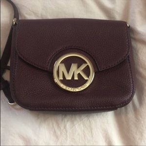 Burgundy Michael Kors Crossbody!